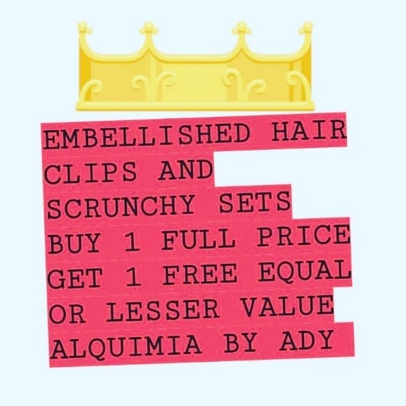 NEW  EMBELISH HAIR CLIP SET - Picture 3 of 4